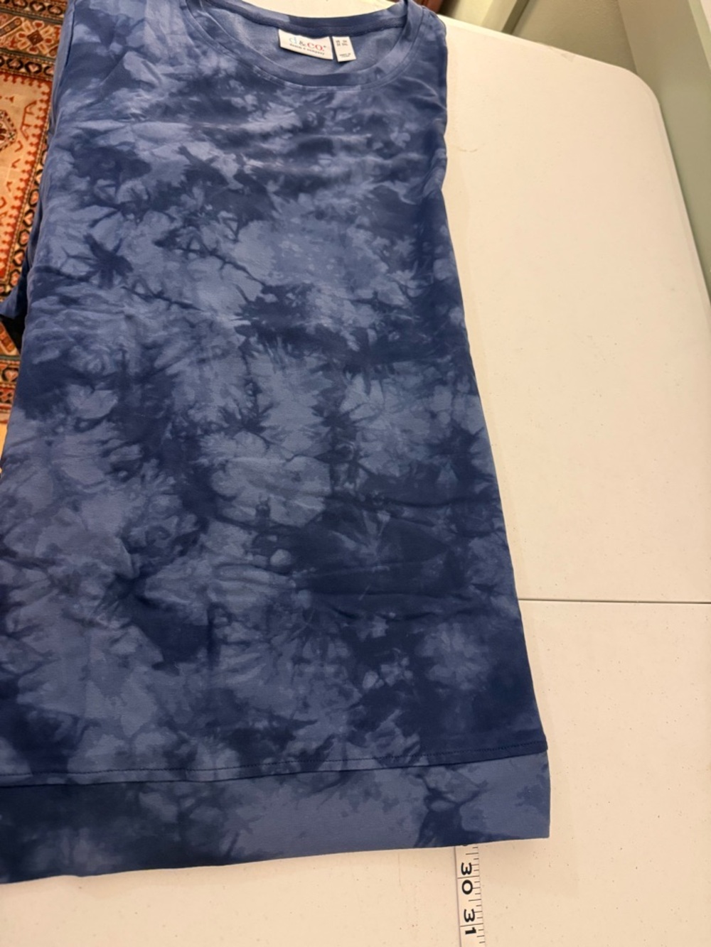 Tie-Dye Crewneck Sweater - Blue - Picture 3 of 7